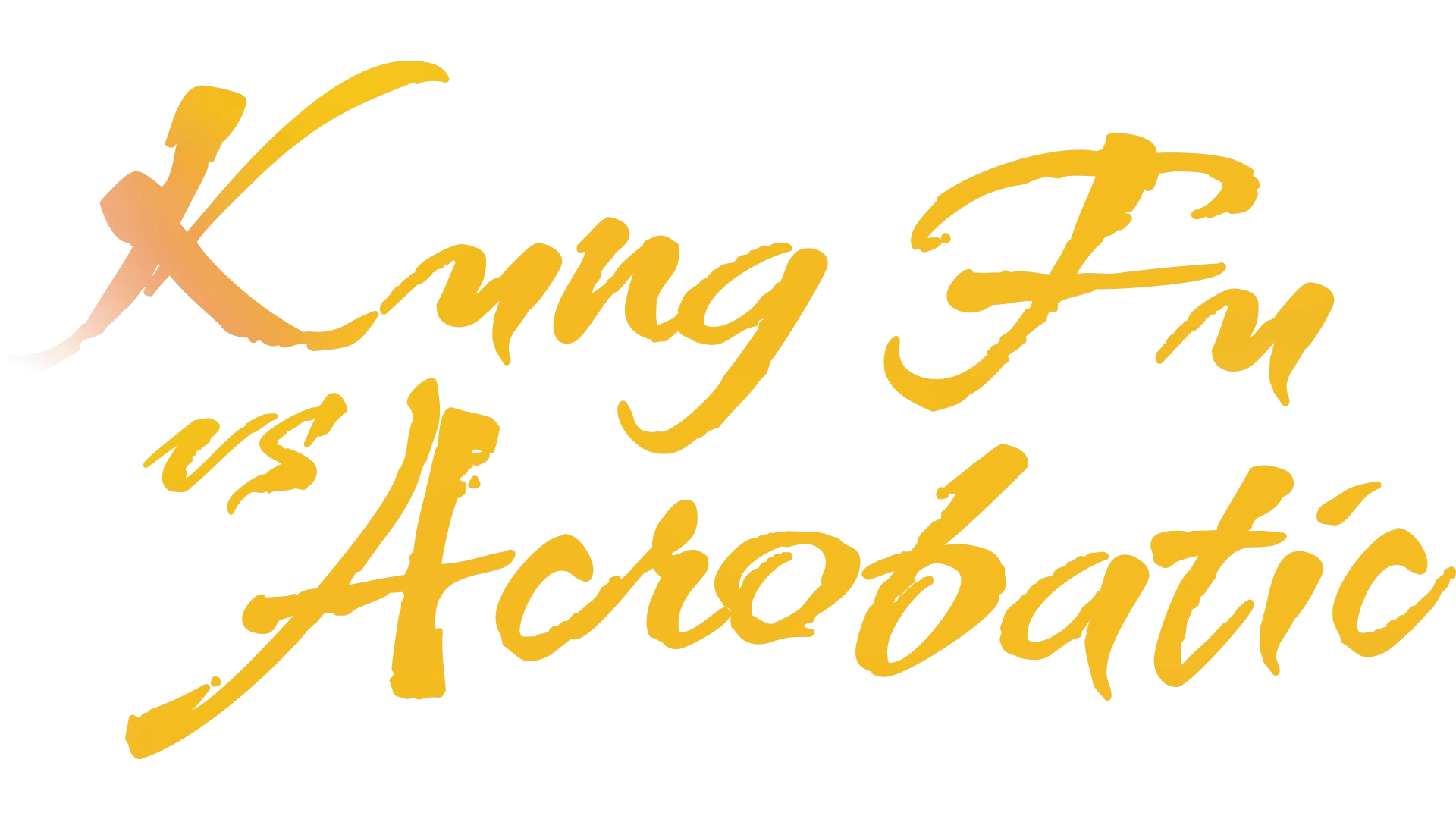 Kung Fu vs Acrobatic
