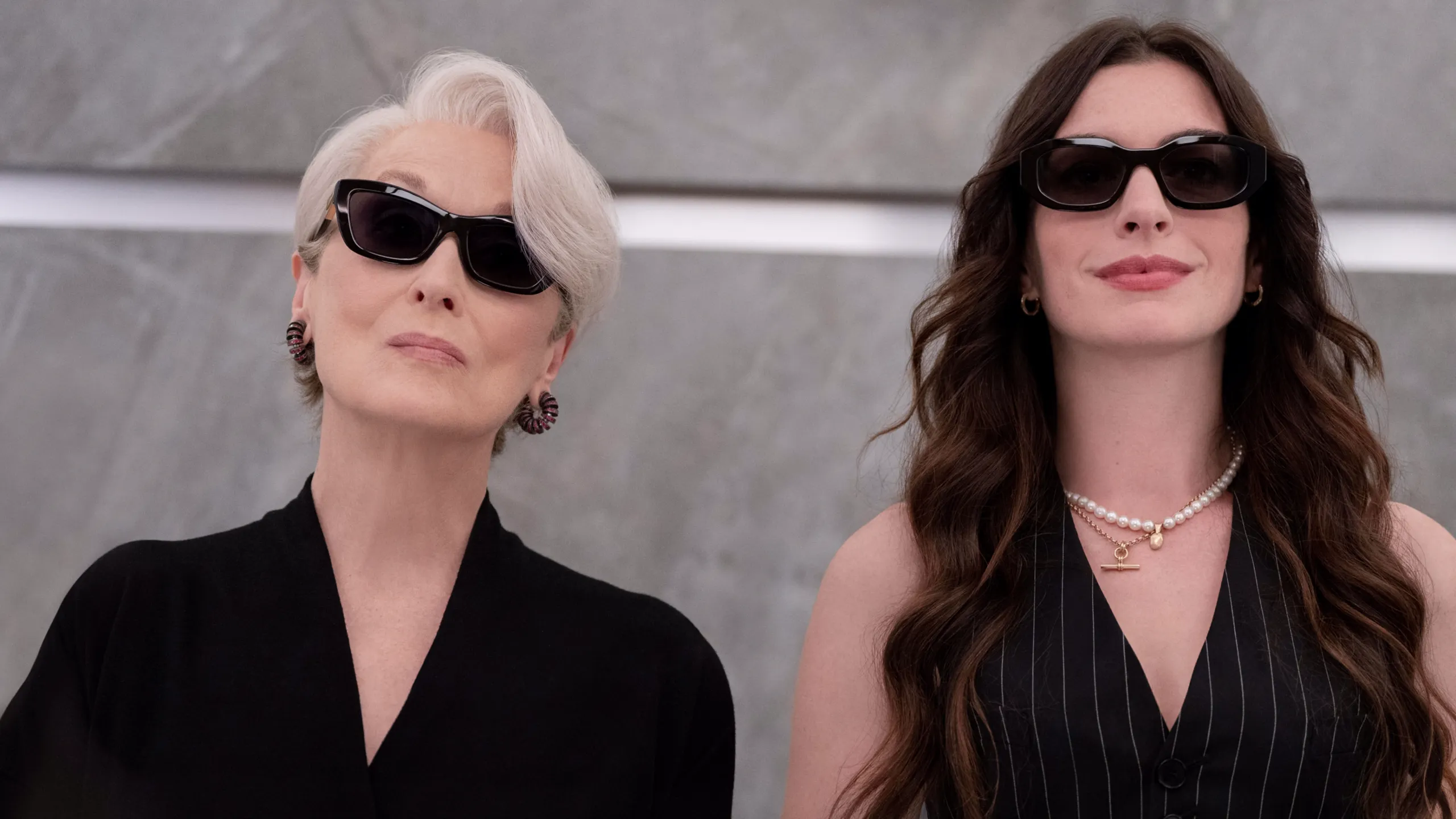 Miranda Priestly (Meryl Streep) and Andy Sachs (Anne Hathaway) in The Devil Wears Prada 2