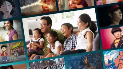 A collage of images from different Disney+ titles
