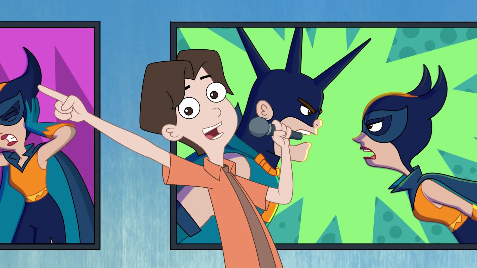 thumbnail - S1:E3 Superhero Sibling Rivalry / Close Shave