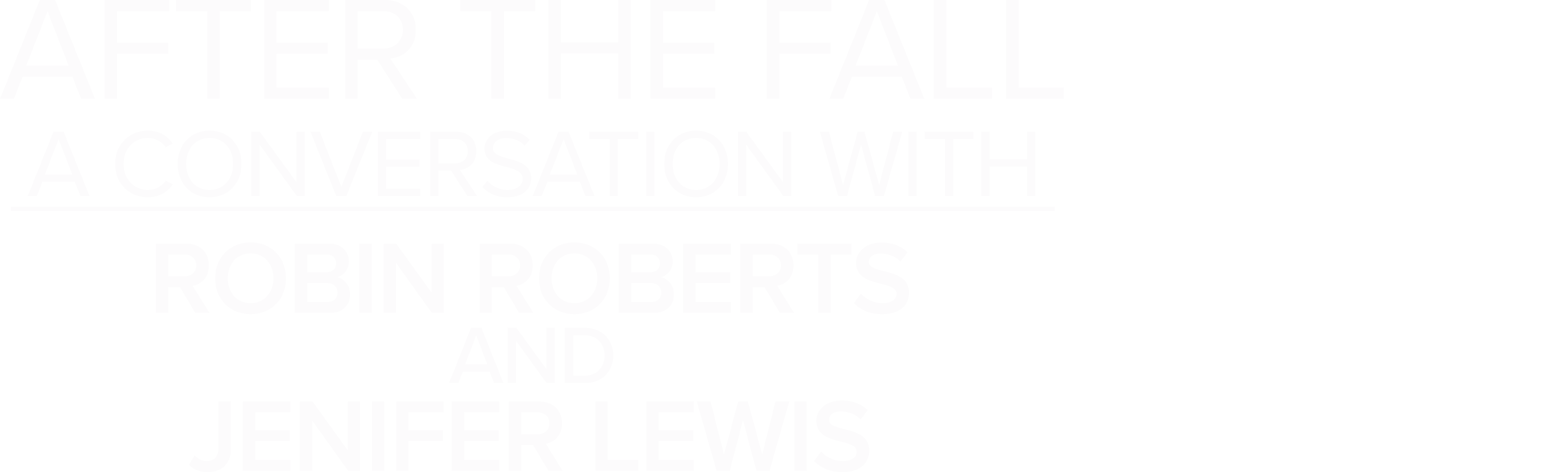 After the Fall: A Conversation with Robin Roberts and Jenifer Lewis