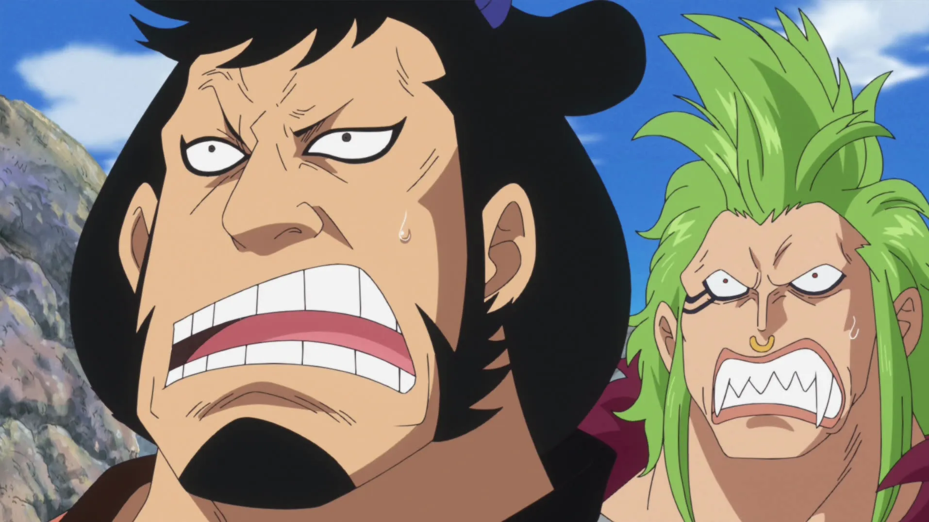 thumbnail - Zou: E749 (Dub) The Sword Technique Heats Up! Law and Zoro Finally Appear!