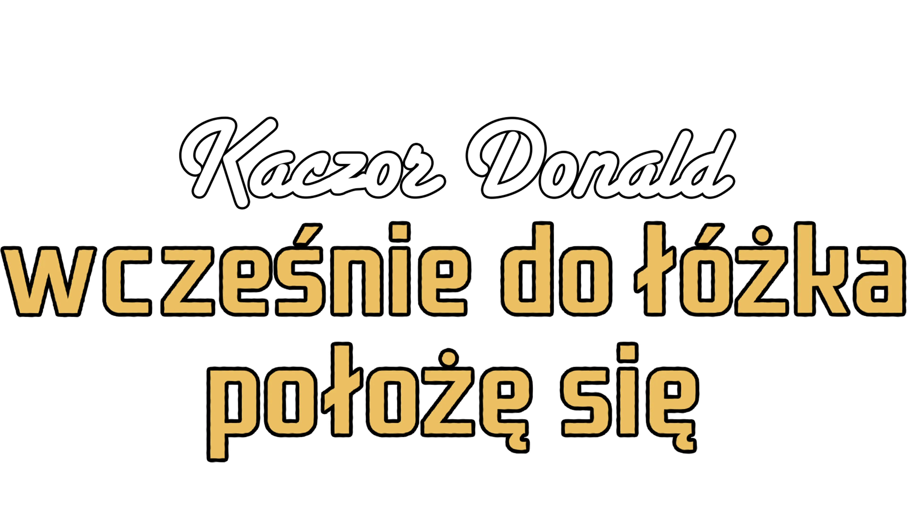 Wcześnie do łóżka położę się
