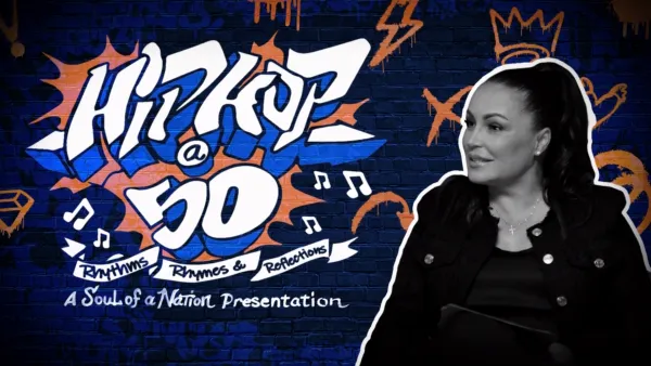 thumbnail - Hip-Hop at 50: Rhythms, Rhymes & Reflections -- A Soul of a Nation Presentation