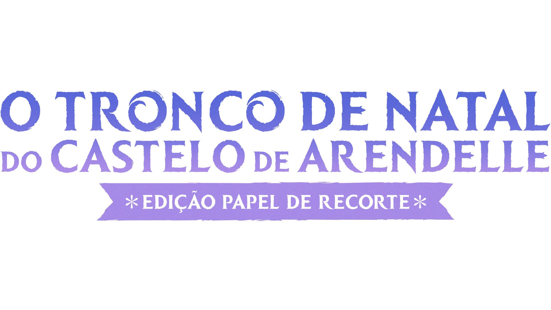 O Tronco de Natal do Castelo de Arendelle: Edição Papel de Recorte