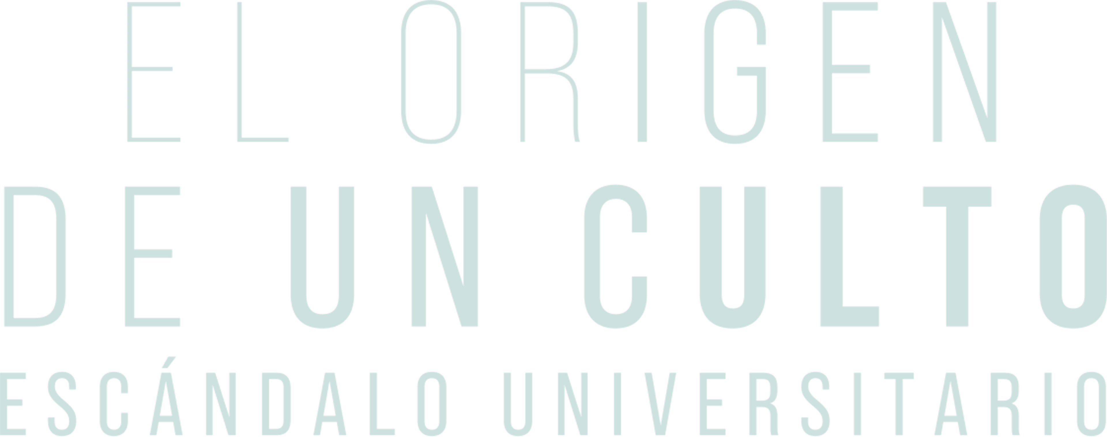 El origen de un culto: Escándalo universitario