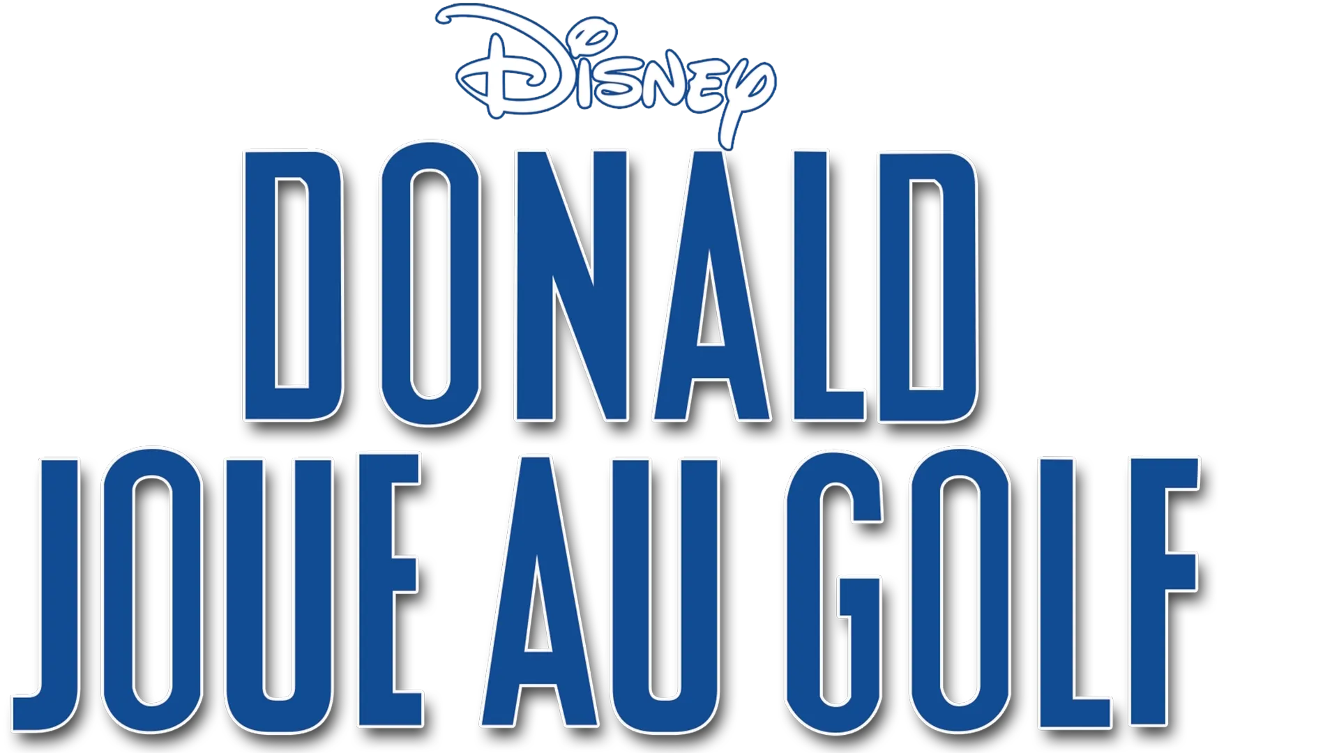 Donald joue au golf