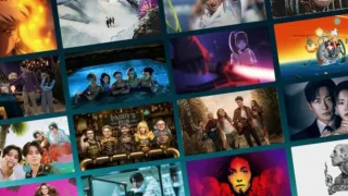 Esta imagem é uma colagem promocional que apresenta vários personagens e cenas de filmes e programas disponíveis no Disney+ em agosto de 2026.