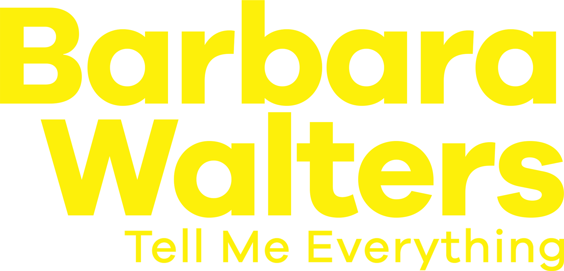 Barbara Walters Tell Me Everything