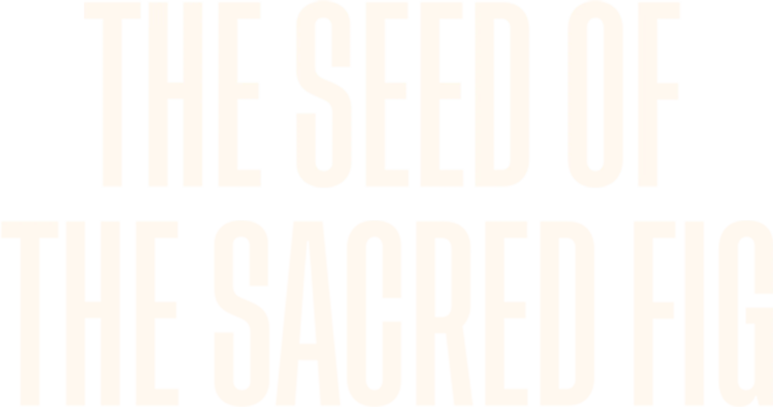 The Seed of the Sacred Fig