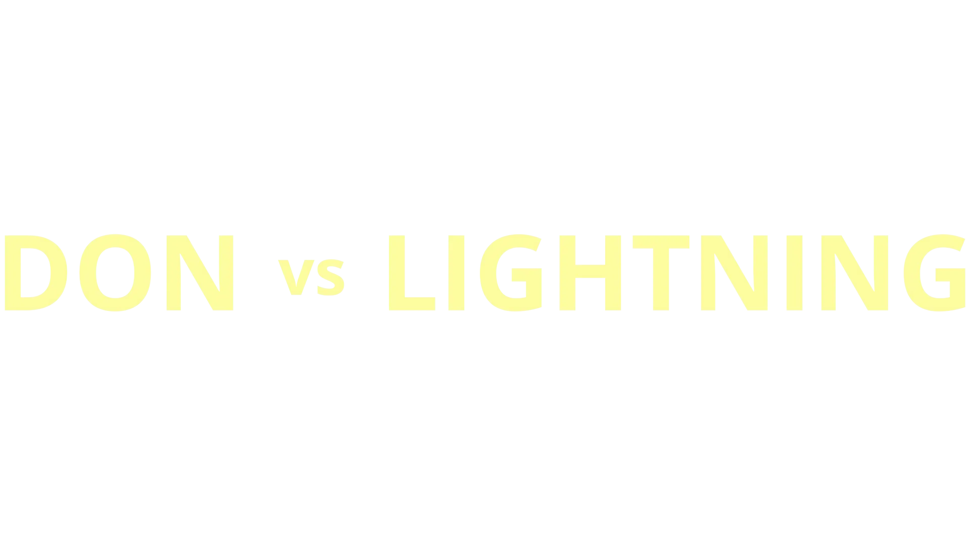 Don vs Lightning
