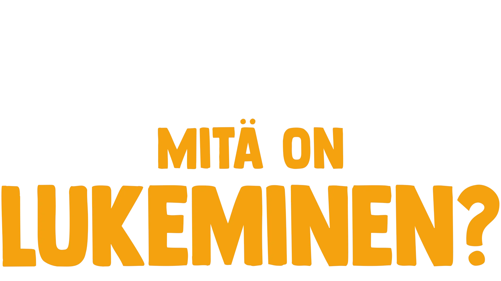 Kahveli kysyy: Mitä on lukeminen?