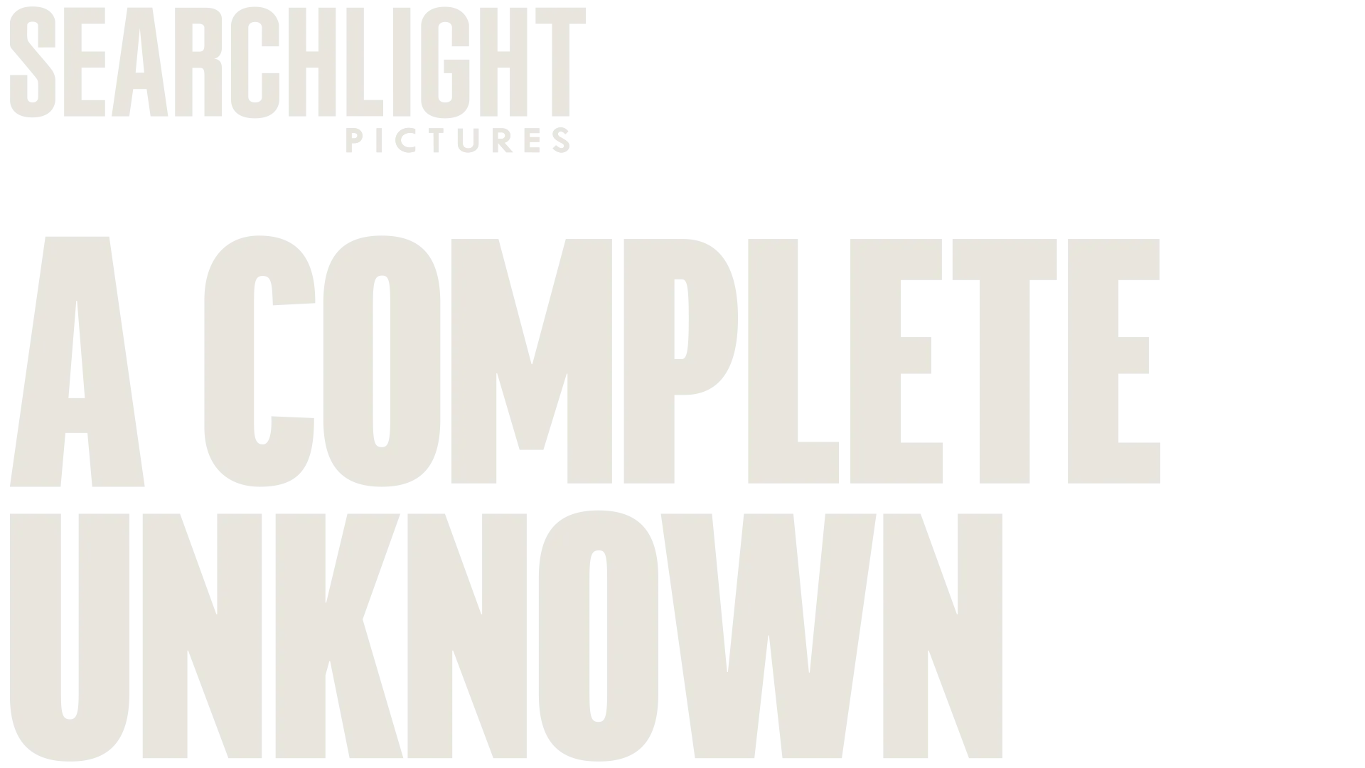 A Complete Unknown