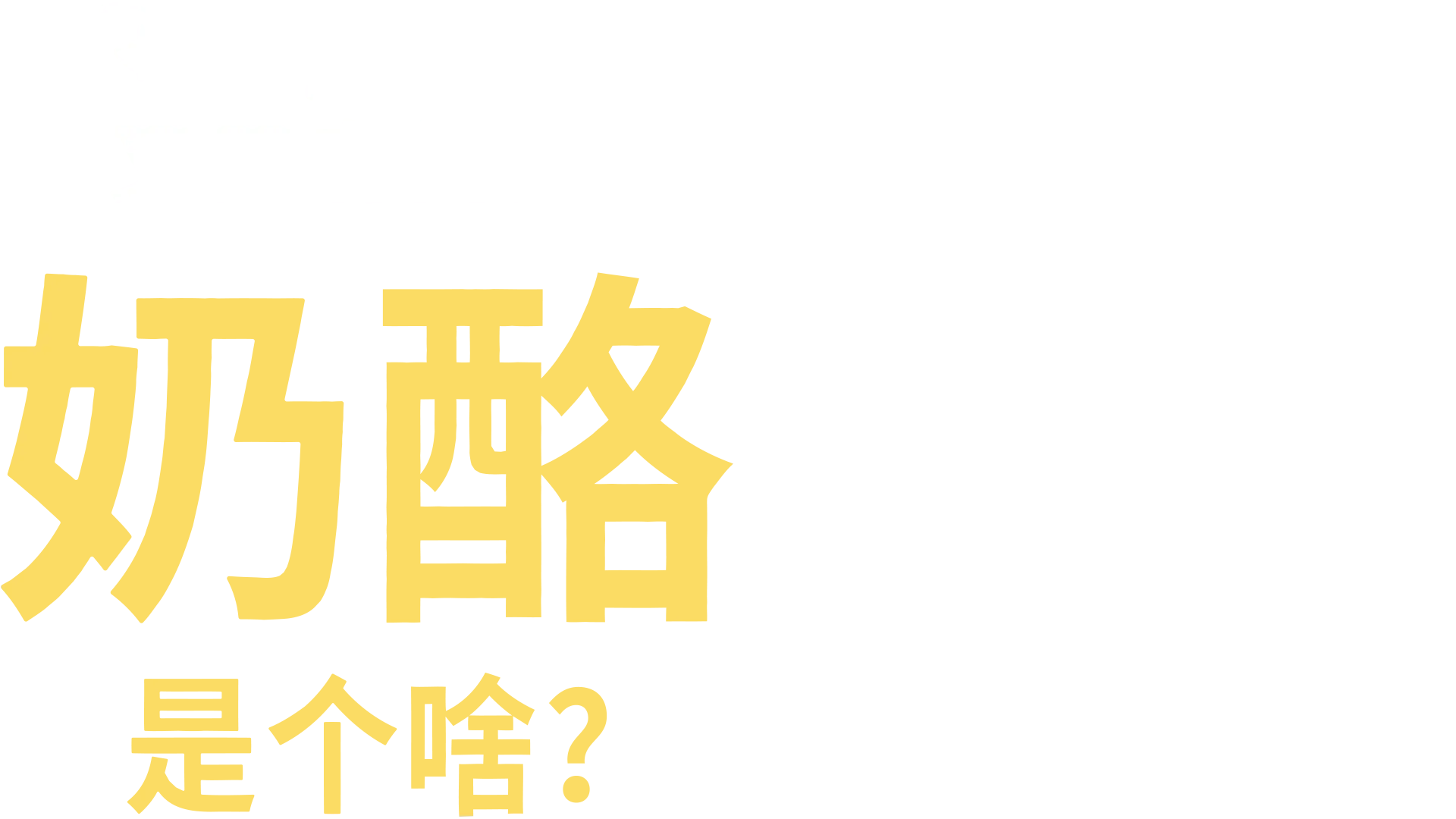 奶酪是个啥？