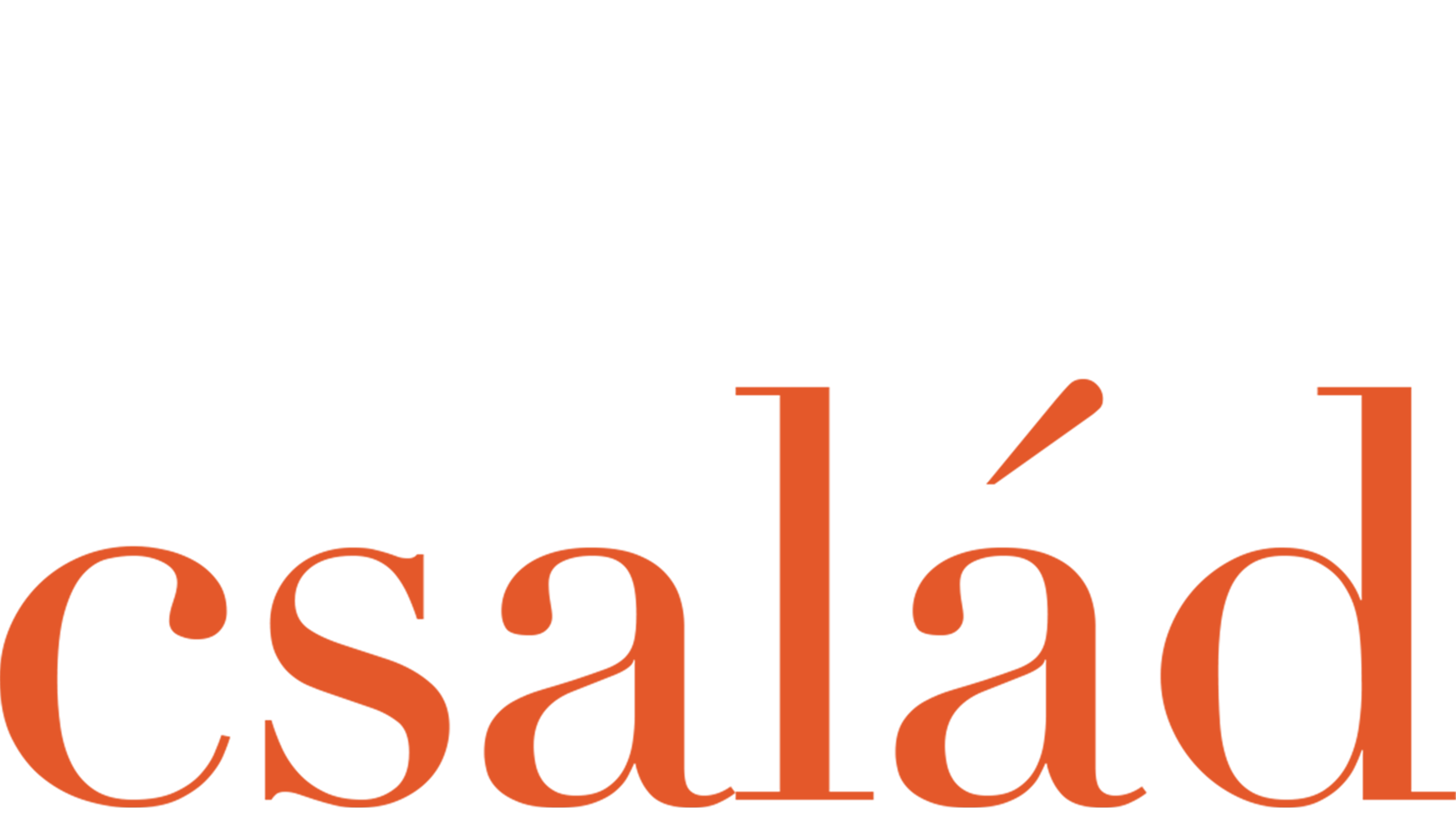 Modern család