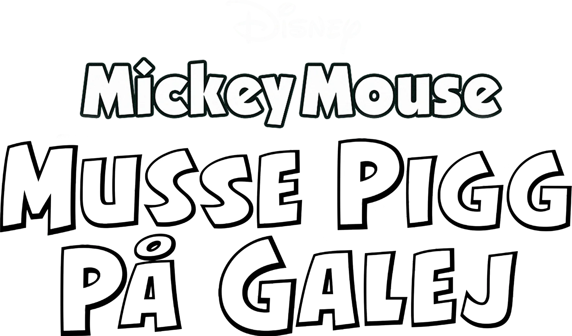 Musse Pigg på galej