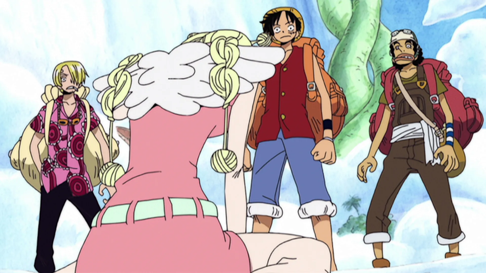 thumbnail - S6:E15 Sky Island: Skypiea Episode 158: The Trap on Lovely Street! The Almighty God Eneru