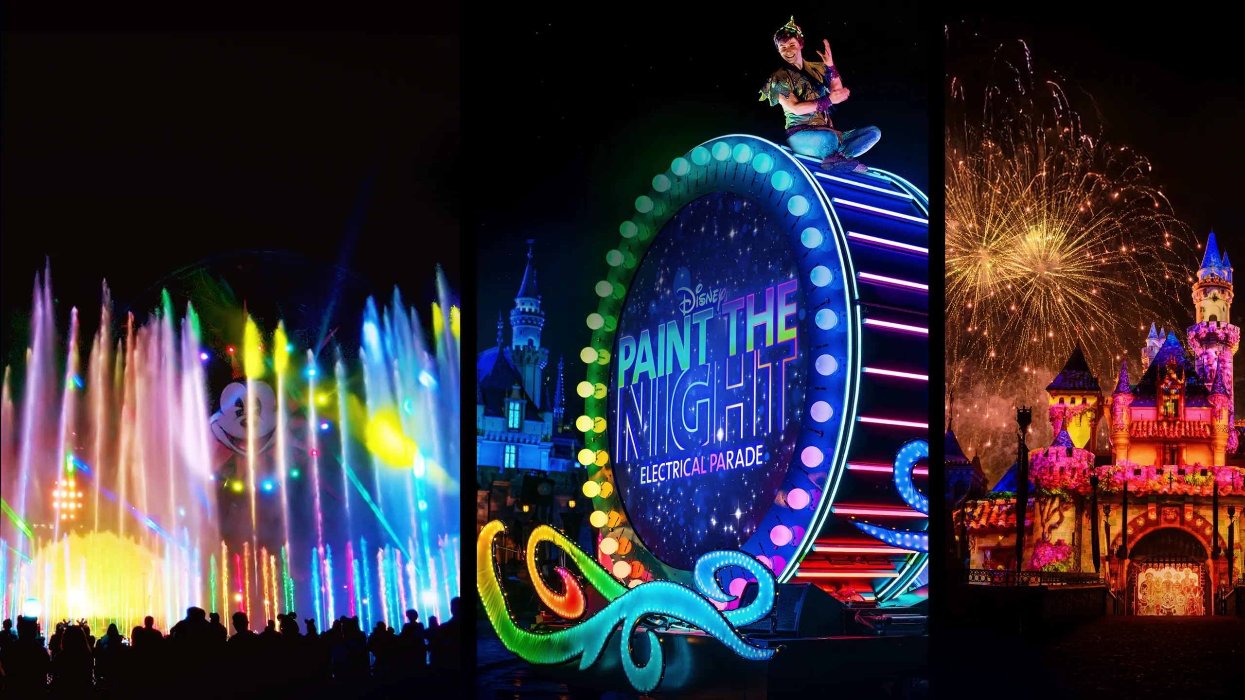 70th Celebration Nighttime Spectaculars | Disneyland Resort