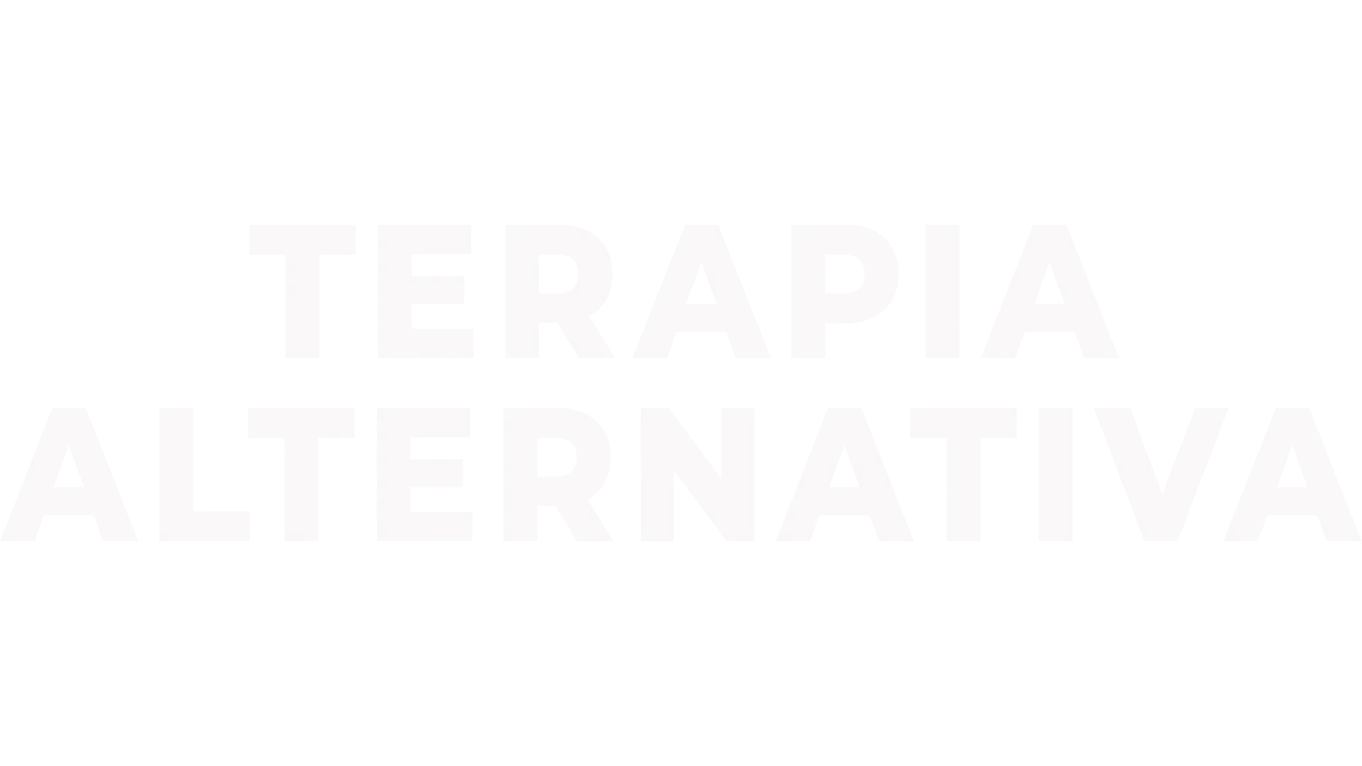 Terapia Alternativa