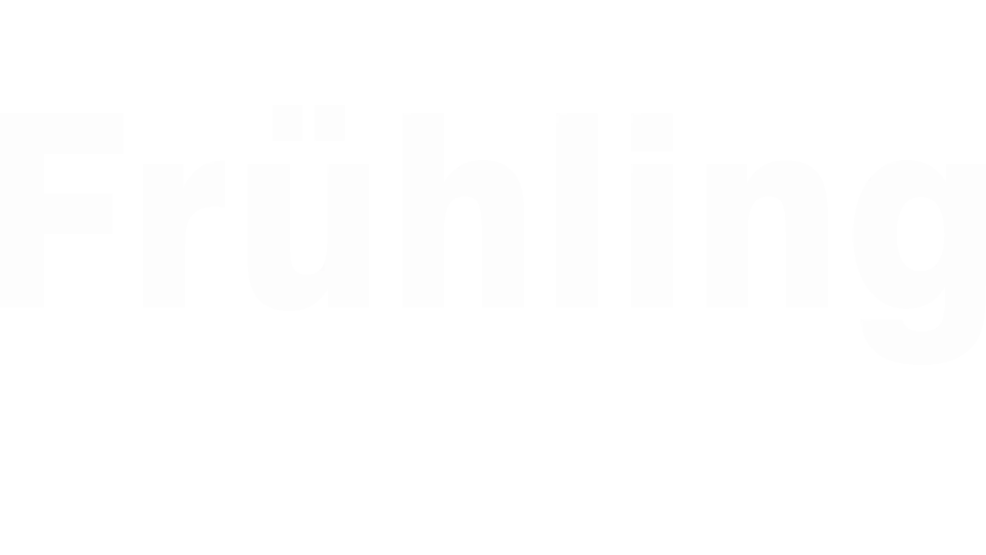 Frühling - Wenn du nicht still bist, dann …