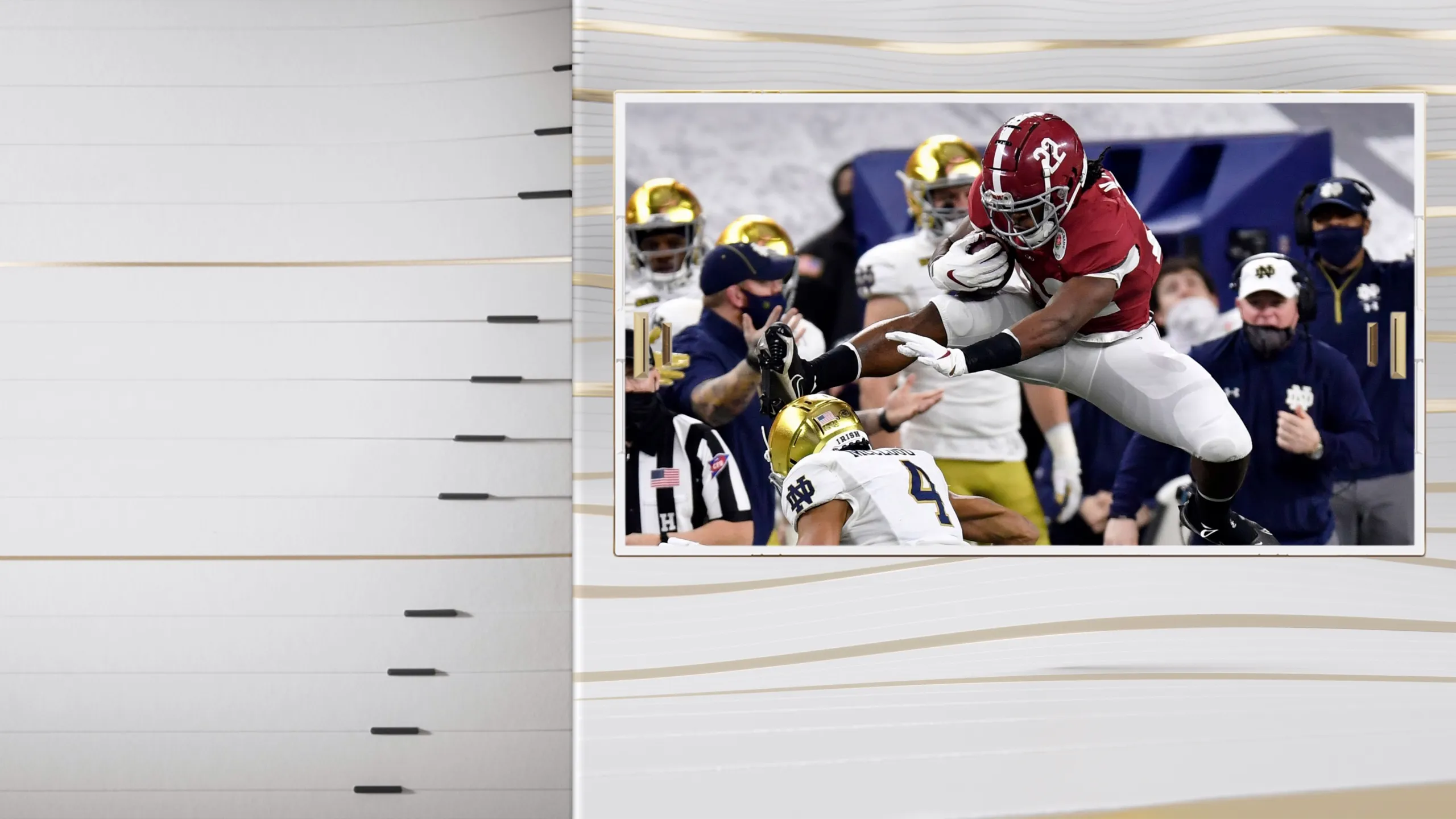 2021 Rose Bowl: Notre Dame vs. Alabama