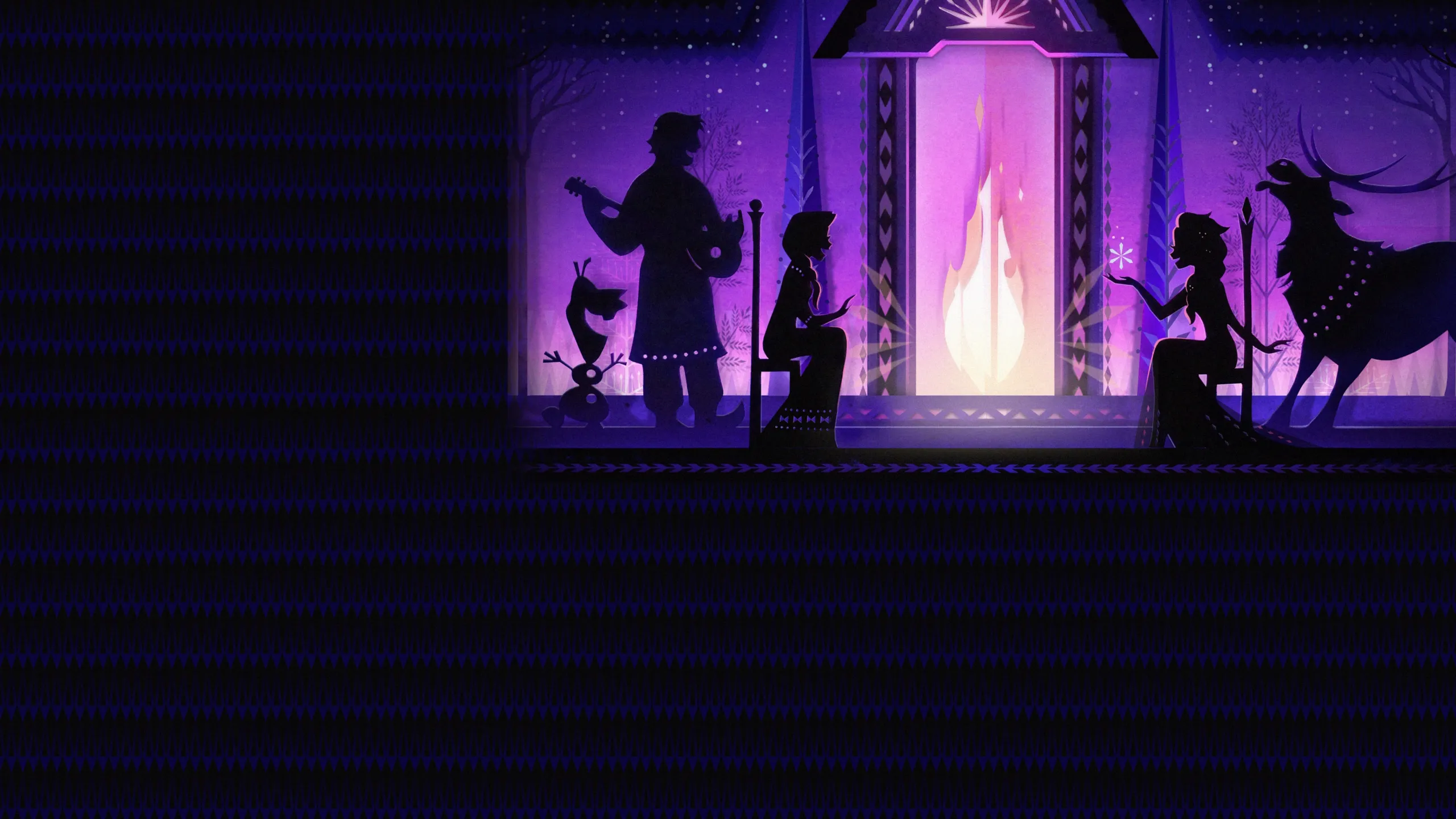 Arendelle Castle Yule Log: Cut Paper Edition