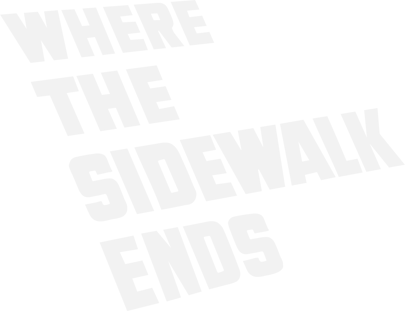 Where the Sidewalk Ends