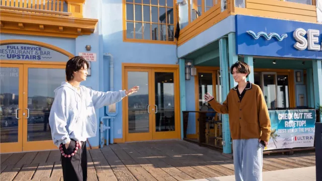 『King & Prince がまちあわせ in LA』の永瀬廉、髙橋海人