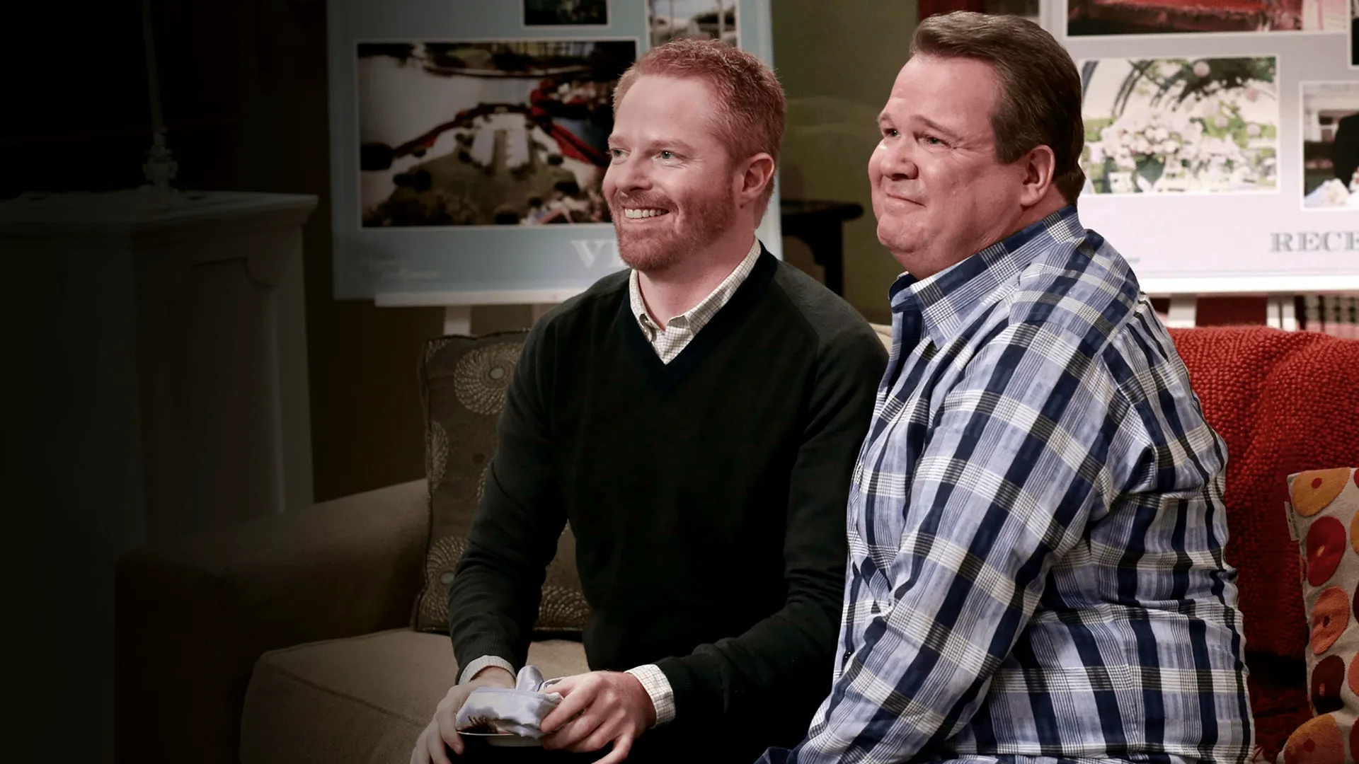 Mitchell (Jesse Tyler Ferguson) and Cameron (Eric Stonestreet) from Modern Family.