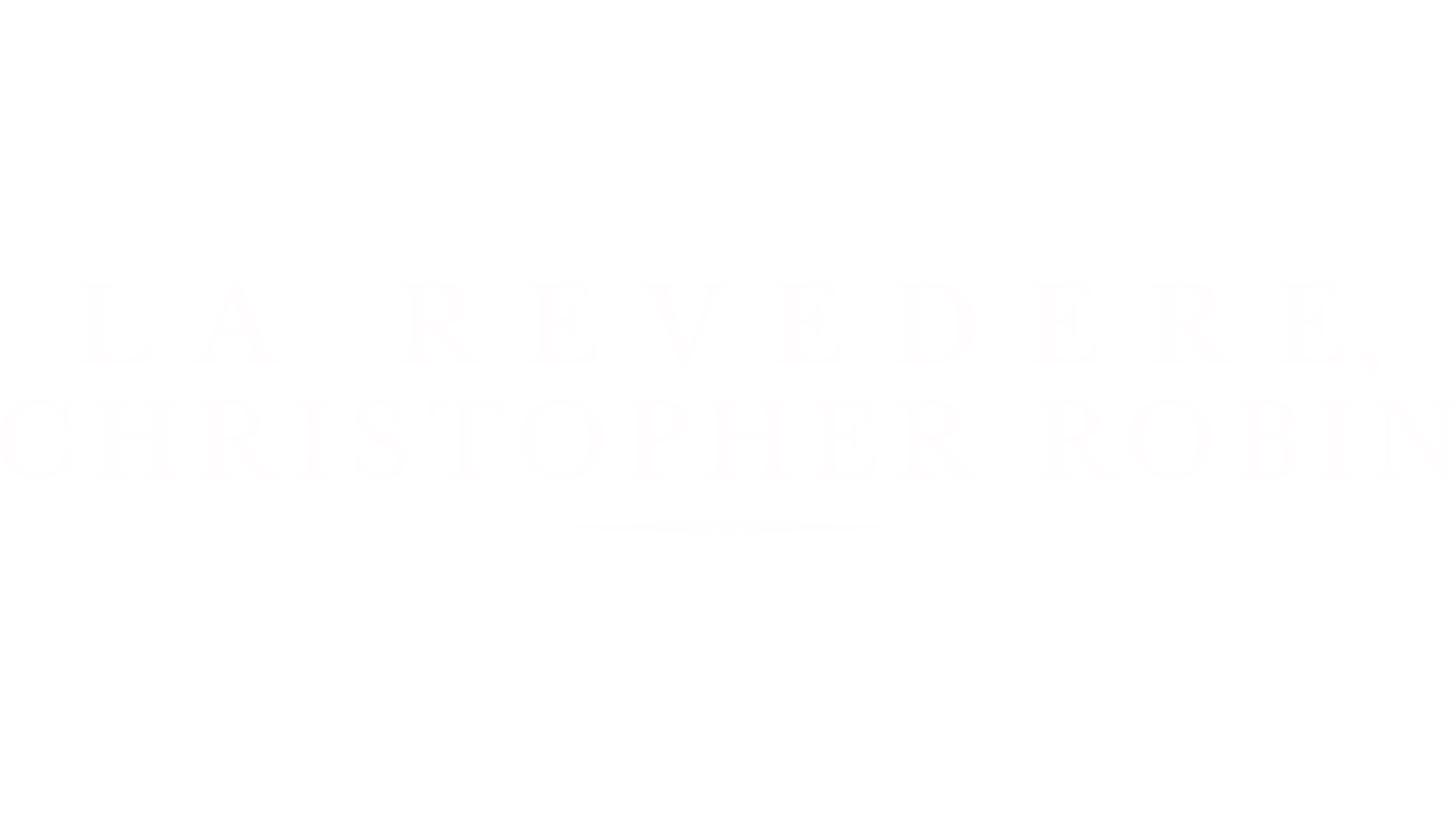 La revedere, Christopher Robin