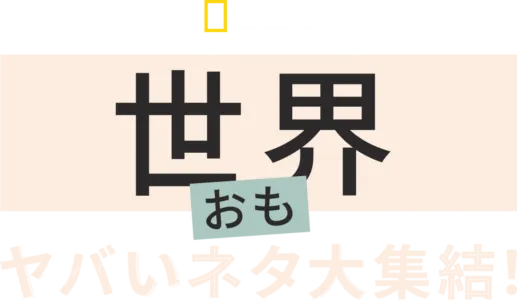 世界おもヤバいネタ大集結！