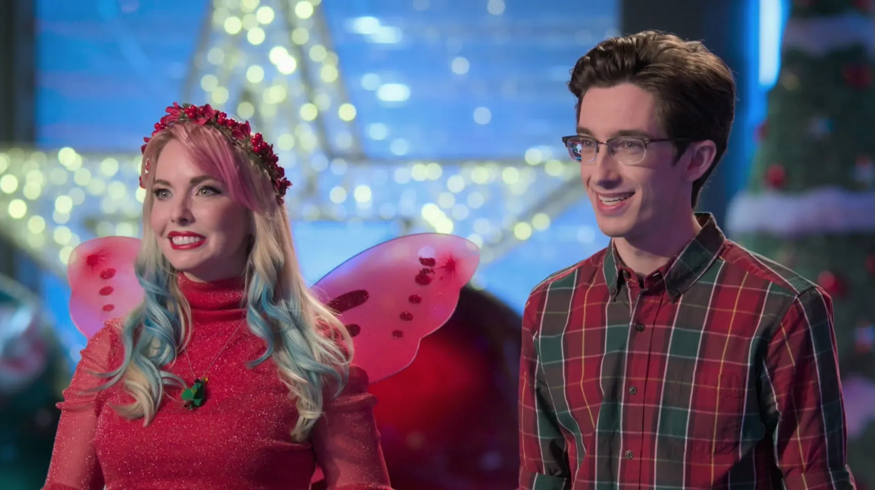 thumbnail - S4:E12 Celebrity Holiday Bricktacular: Candy Cane Express / Holiday Blockbusters