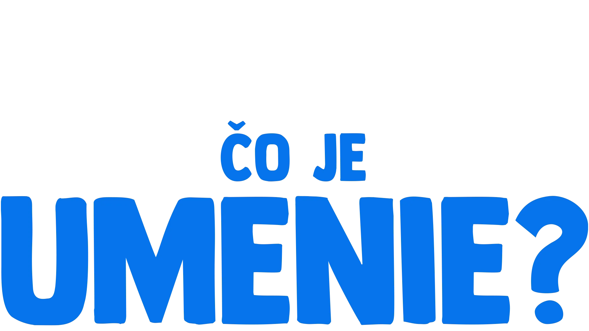 Vidlík kladie otázku: Čo je umenie?