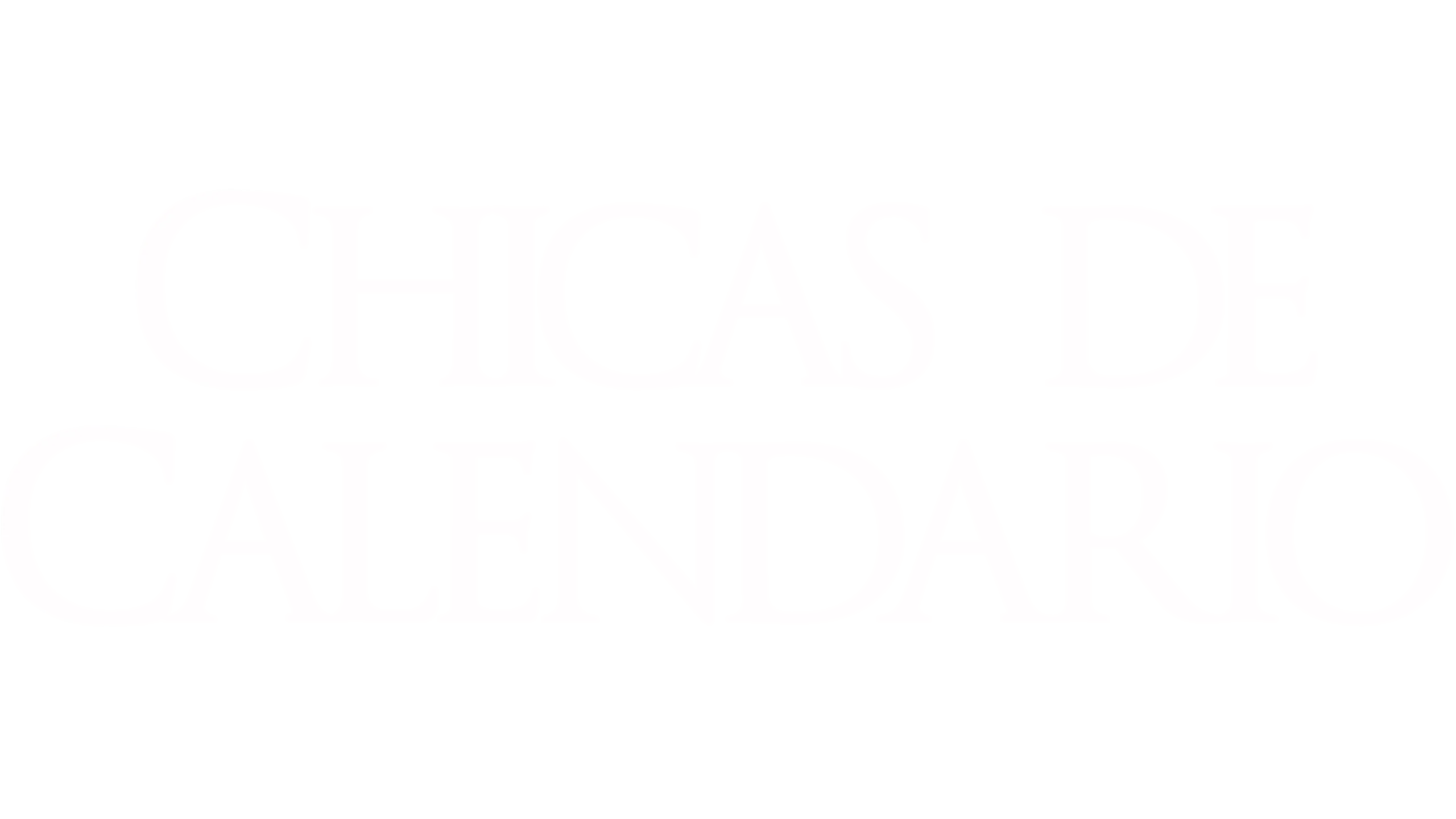 Chicas de Calendario
