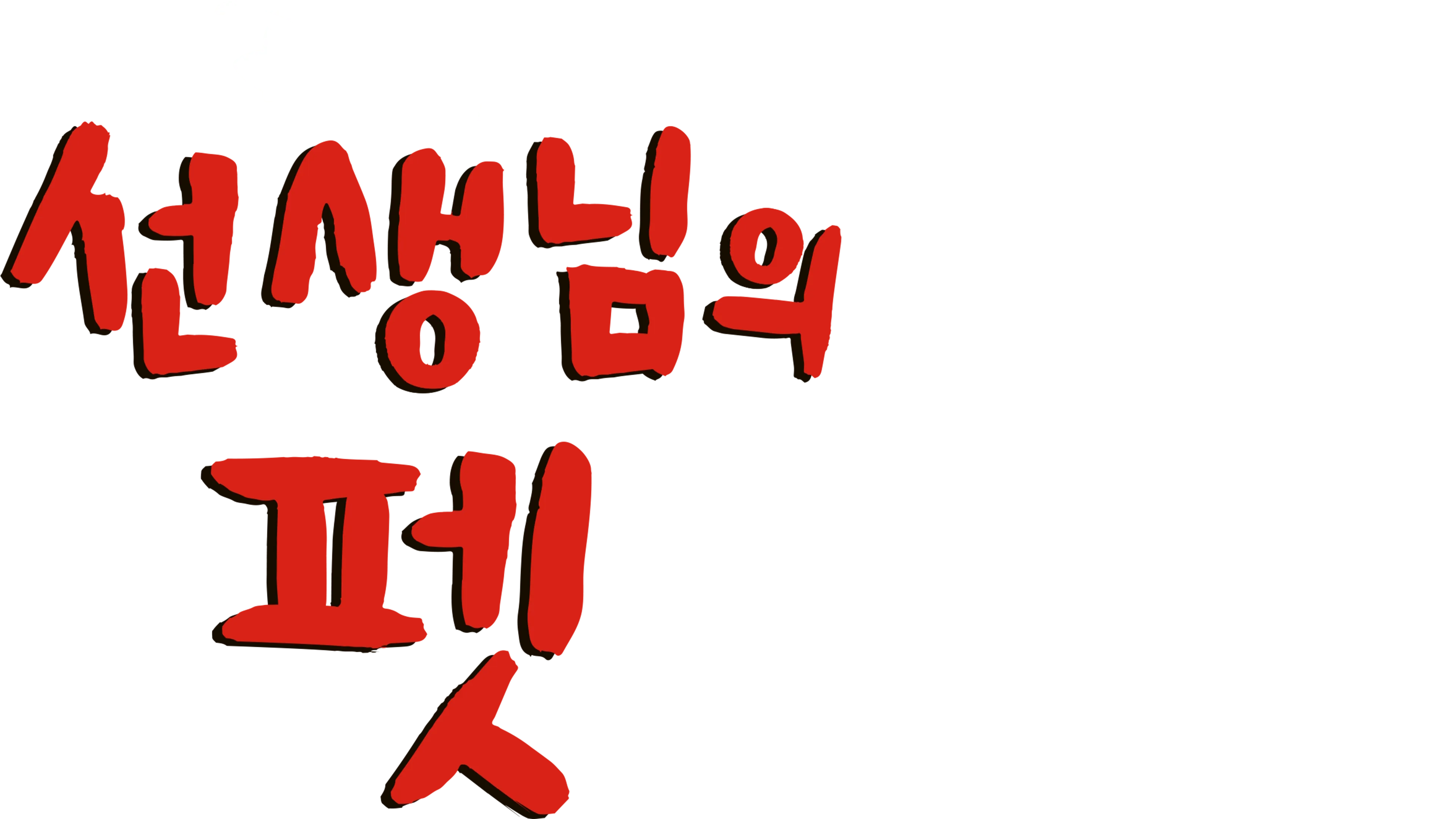 선생님의 펫