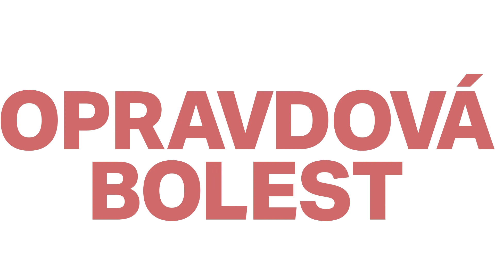Opravdová bolest