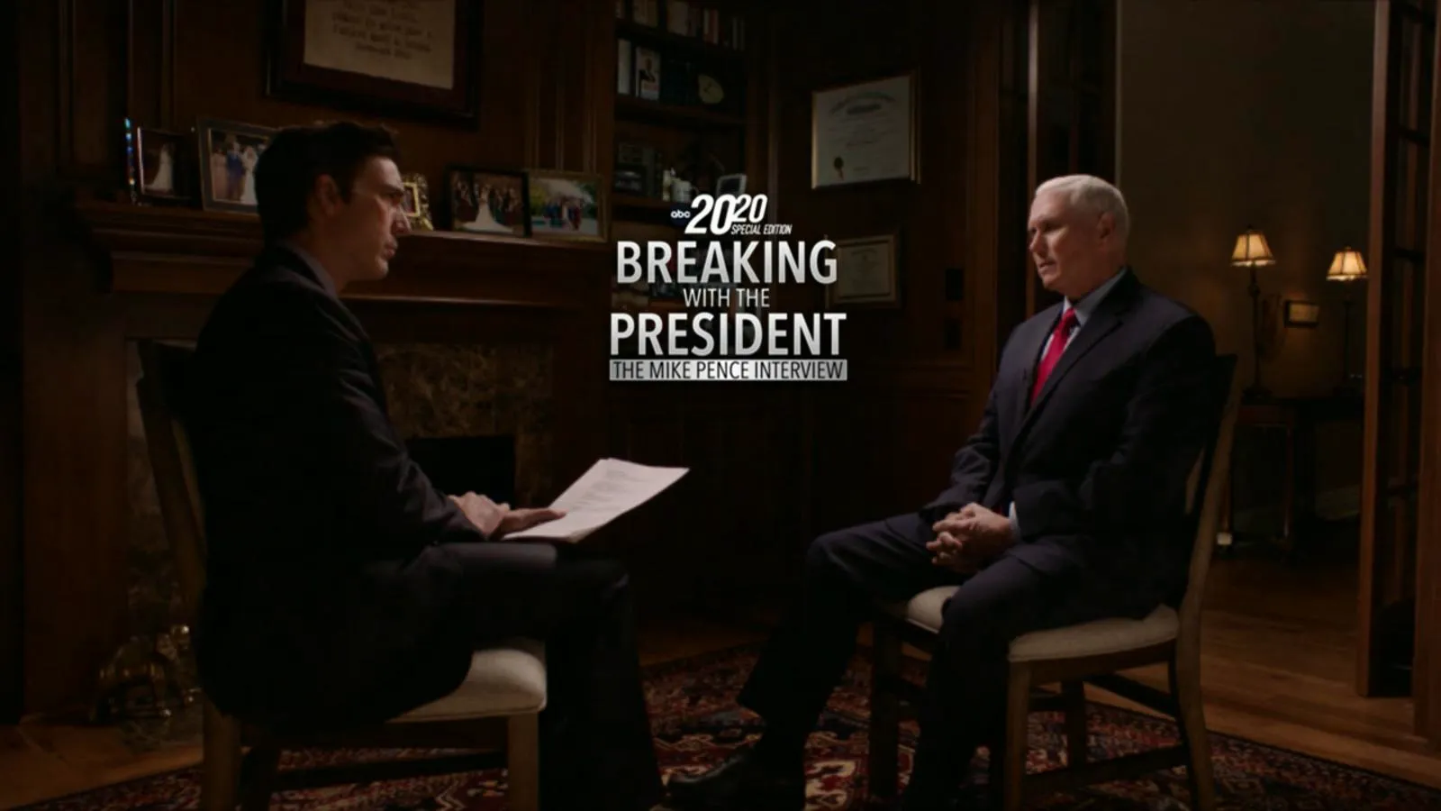 thumbnail - Breaking With the President: The Mike Pence Interview -- David Muir Reporting