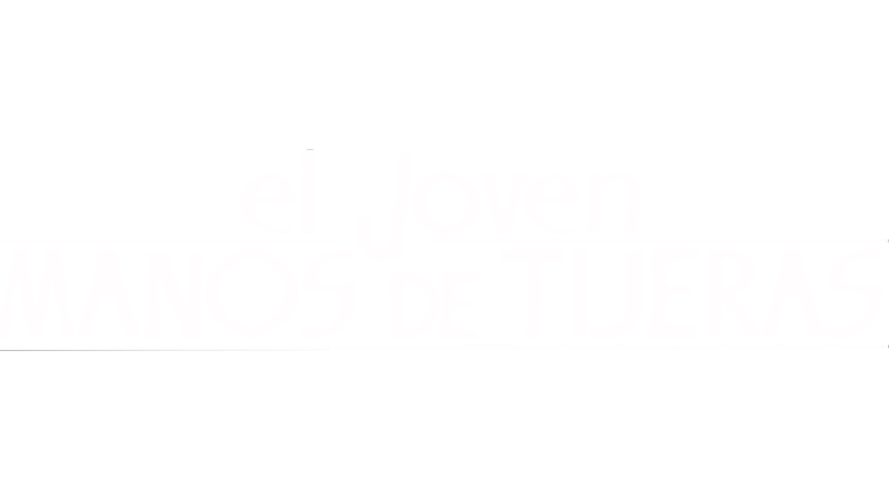 El joven manos de tijera