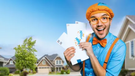 Blippi Delivers the Mail