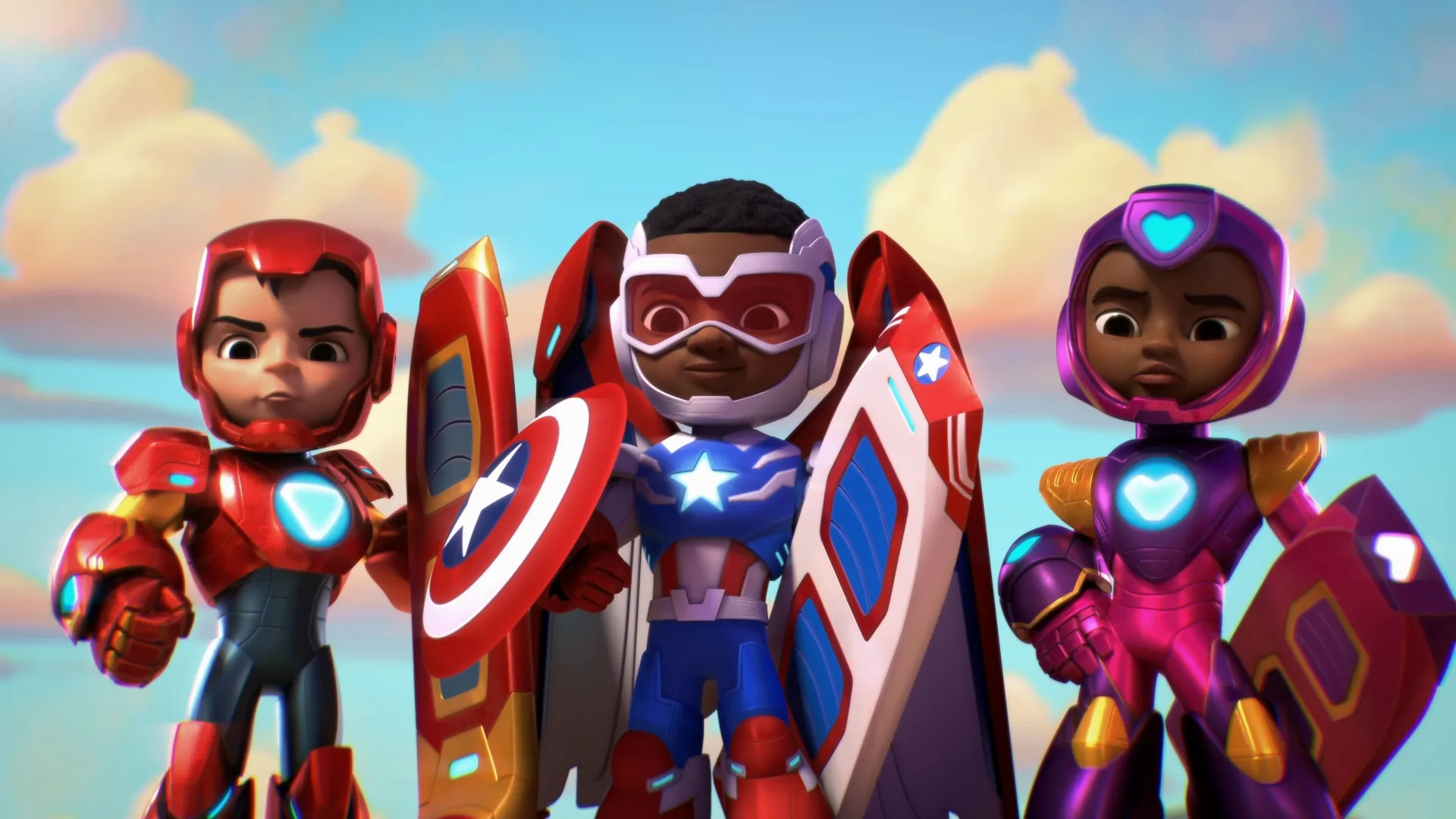 thumbnail - S1:A5 Captain America flyger fort / Ironhearts otroliga lekplats