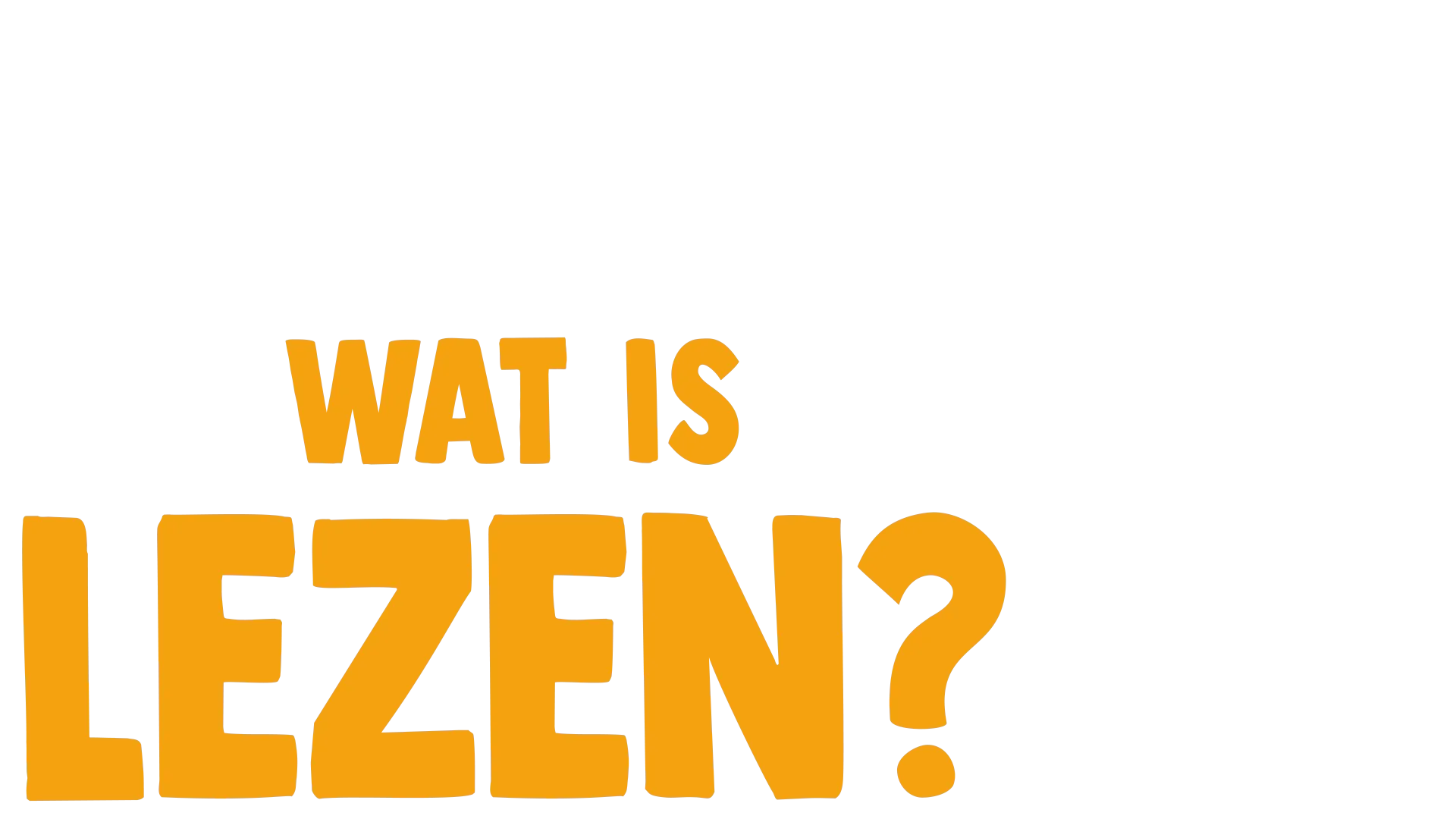 Vorkie stelt een vraag: Wat is lezen?