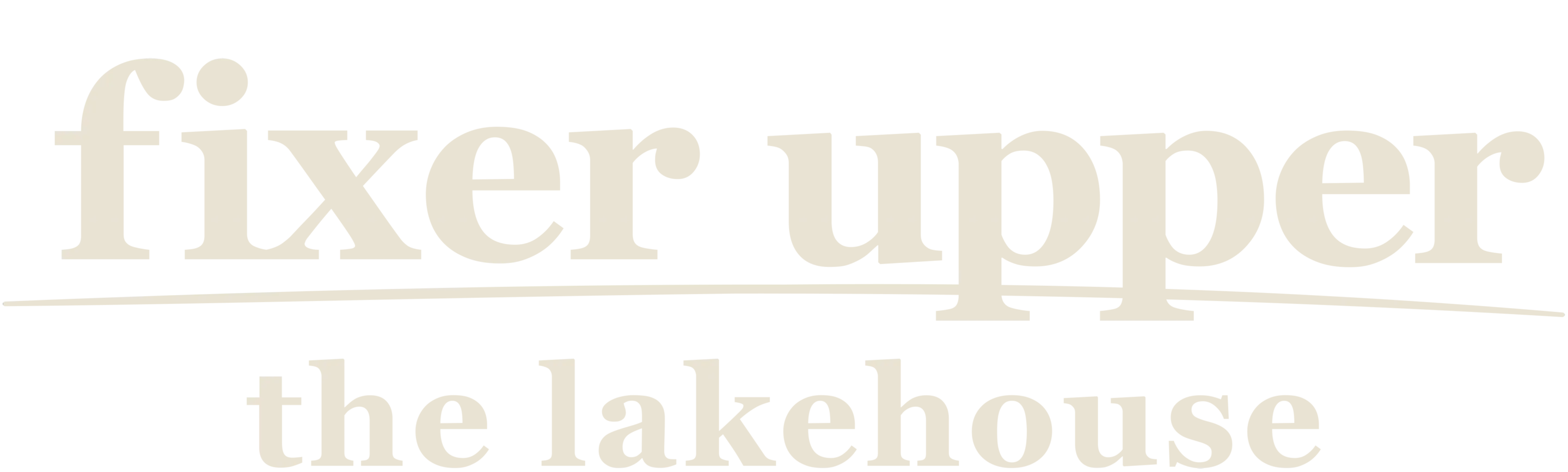 Fixer Upper: The Lakehouse