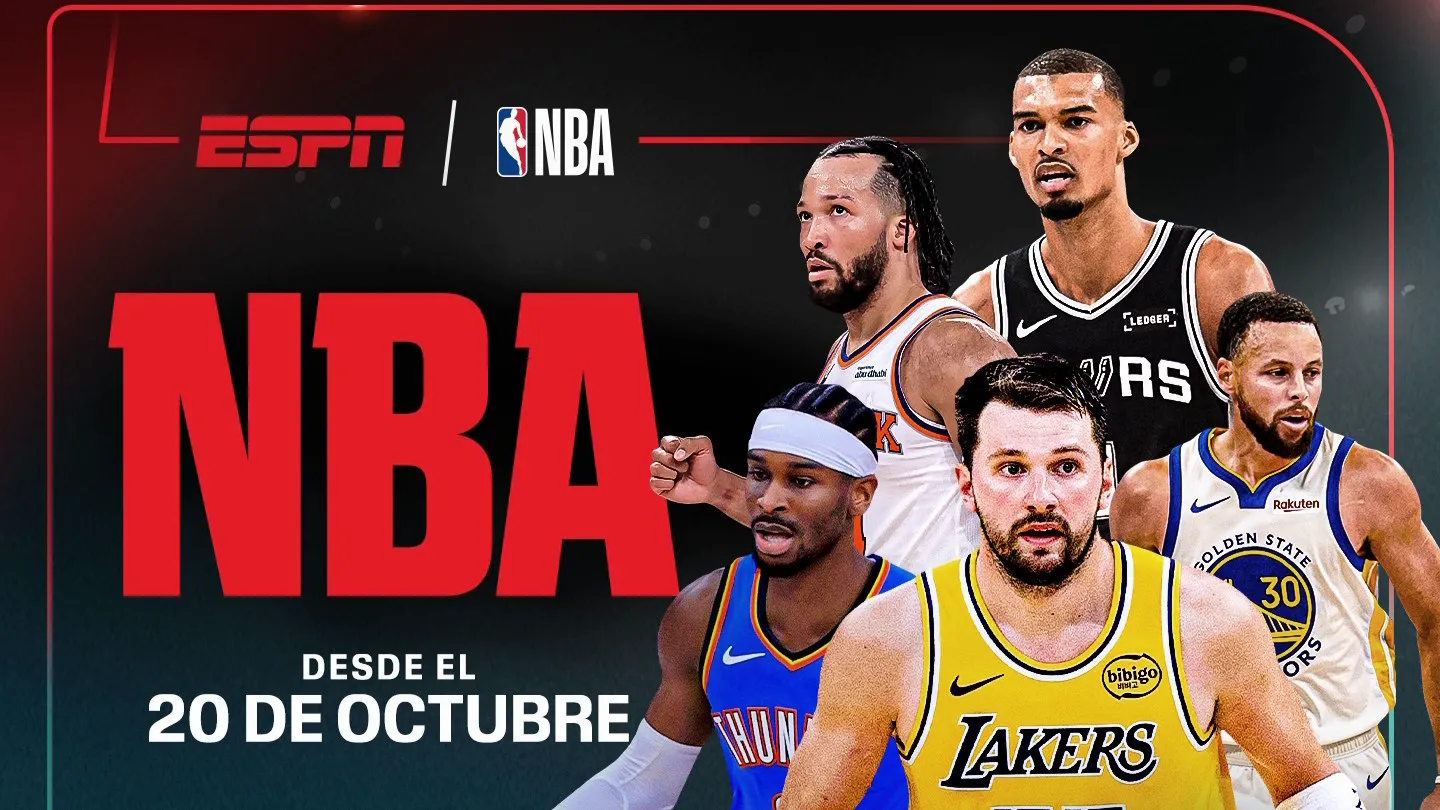 Imagén promocional de NBA en Disney+ México