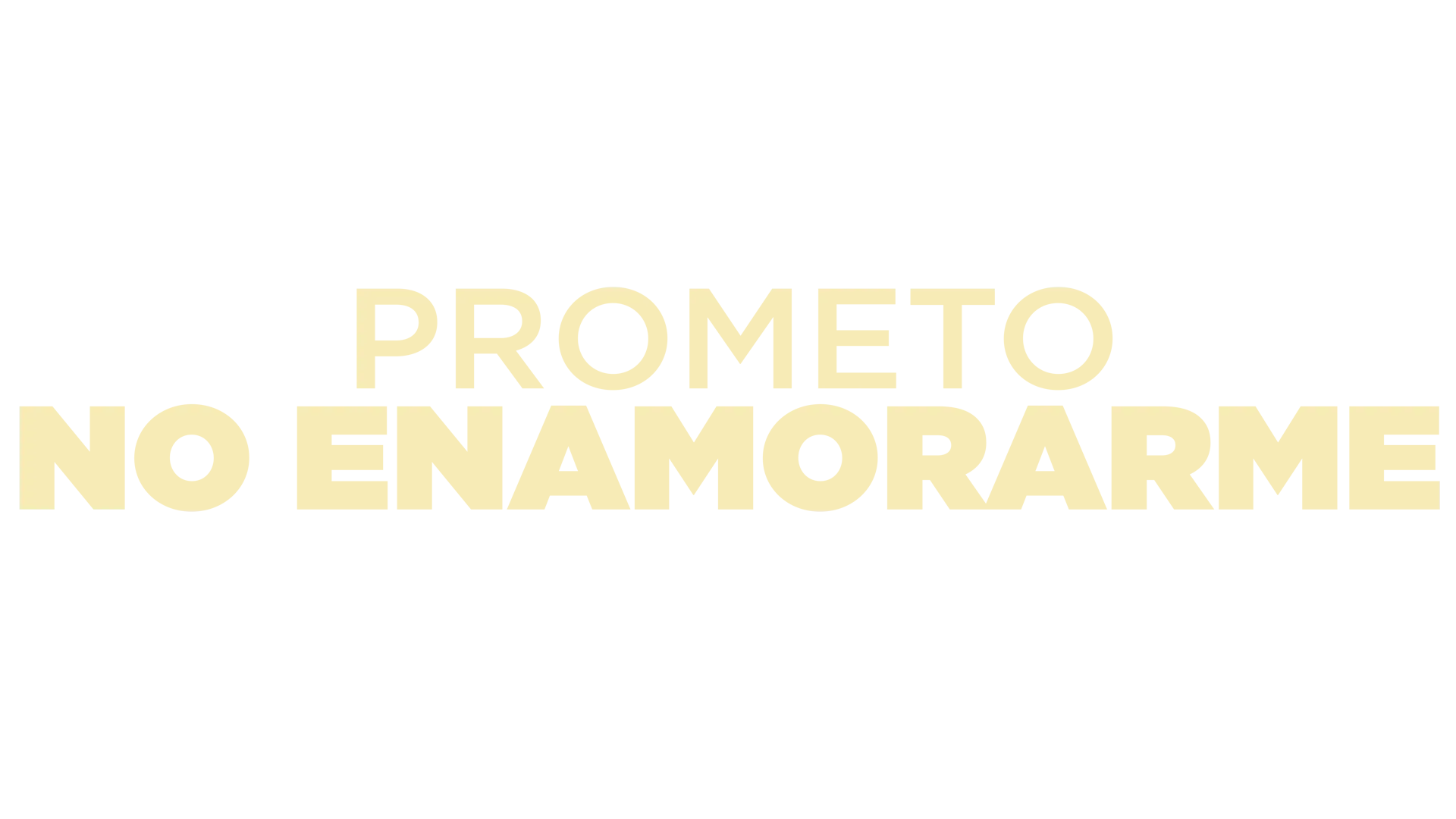 Prometo no Enamorarme