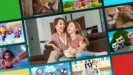 Collage of images from the show surrounding a mother and daughter laughing happily.