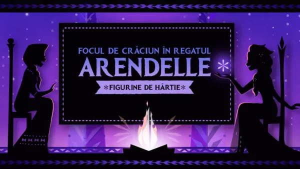 thumbnail - Focul de Crăciun În Regatul Arendelle: Figurine de Hârtie