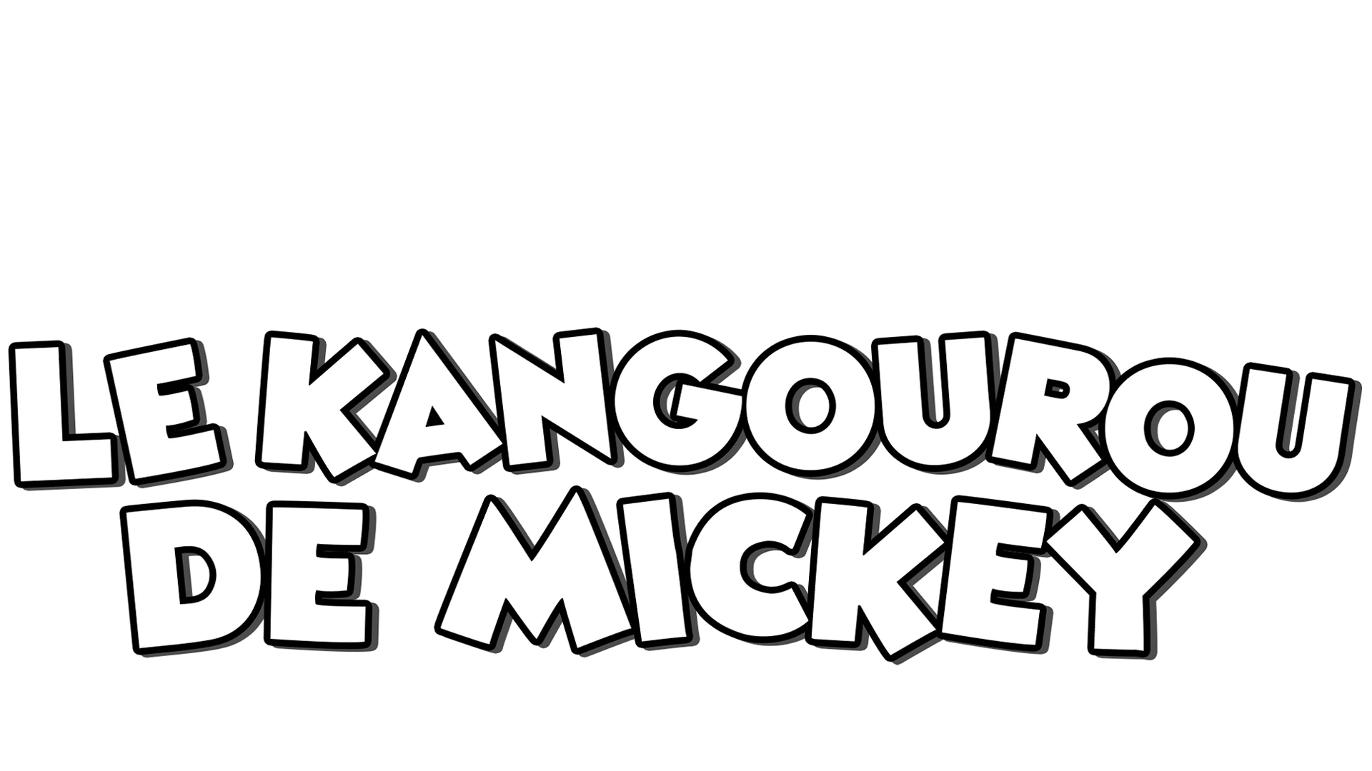 Le kangourou de Mickey