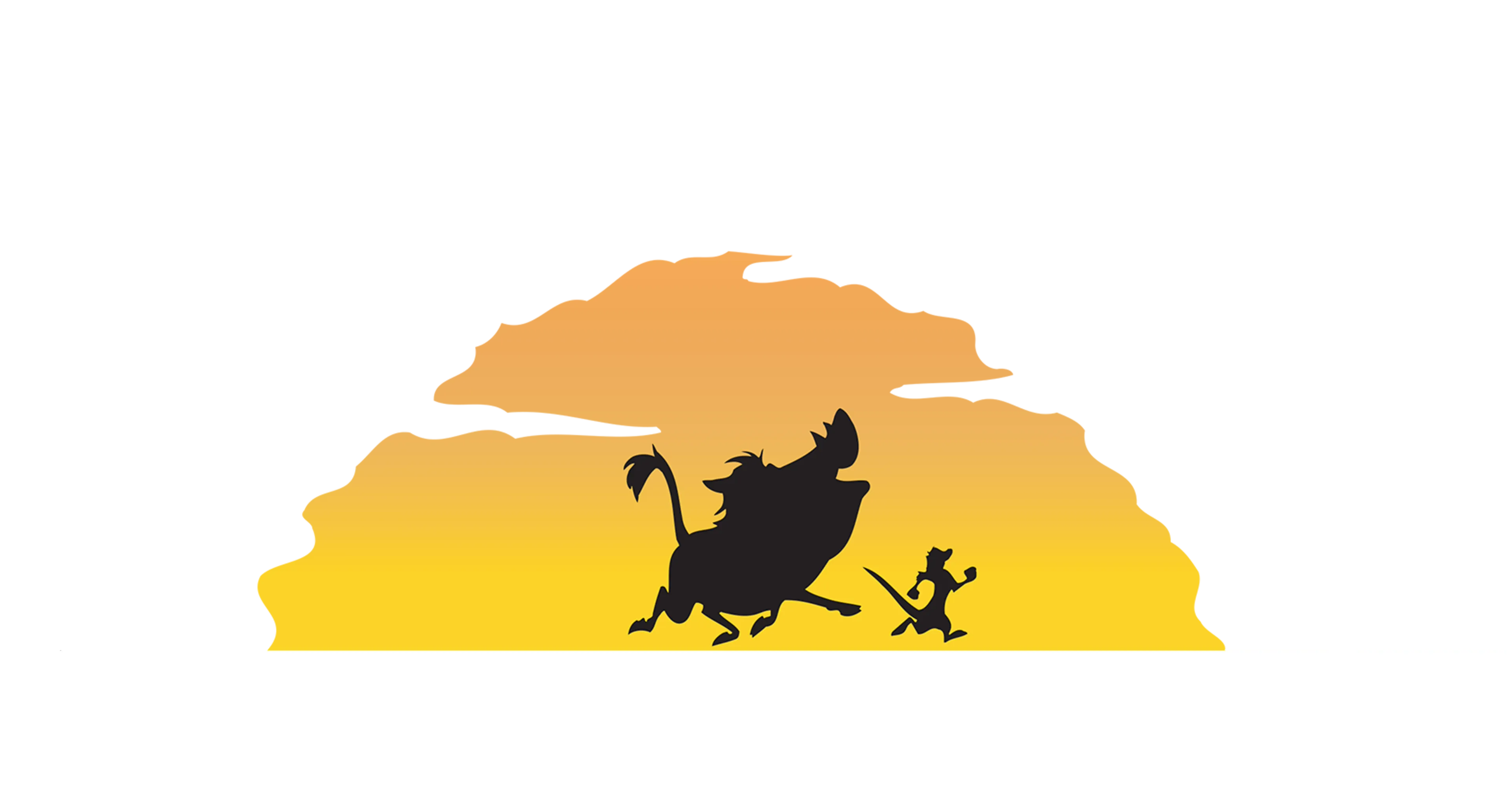 ライオン・キングのティモンとプンバァ
