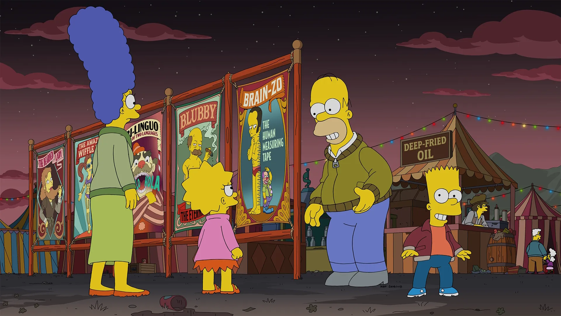 thumbnail - S36:E7 Treehouse of Horror Presents: Simpsons Wicked This Way Comes