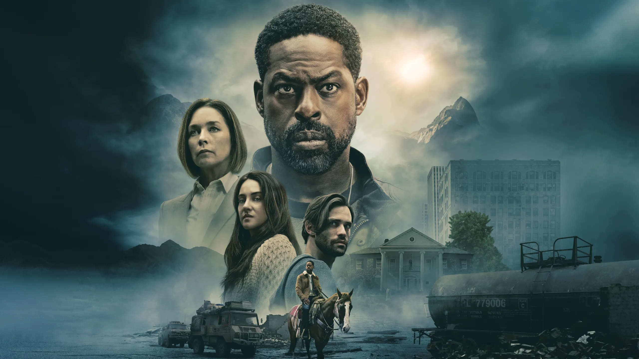 Promotional art for Paradise, featuring a collage of characters